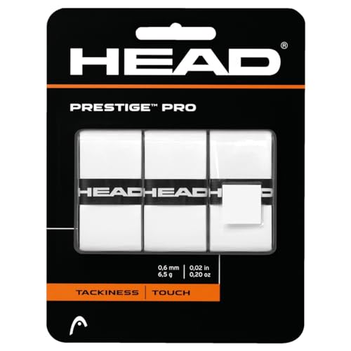 Tennis Racquet Overgrip Tape - 3-Pack White
