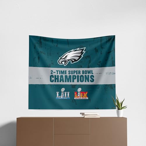 Seattle Seahawks Super Bowl 2026 Tapestry Wall Hanging - 40"L x 34"W