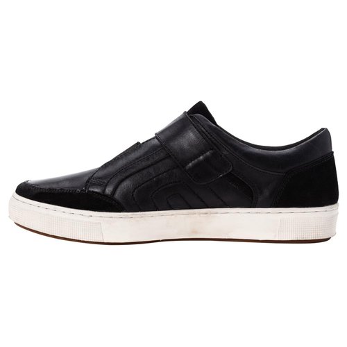 Propét Mens Kade Skate Shoe, Black, 11.5 Wide US