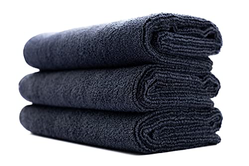 Premium Microfiber Gym Towel - Ultra Soft & Absorbent - Midnight (3-Pack)
