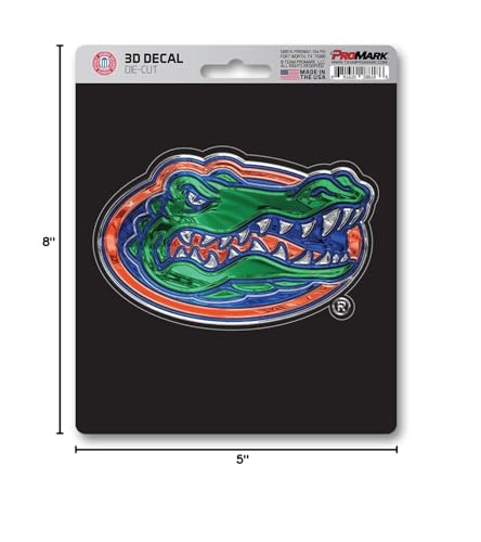 Florida Gators 3D Decal Sticker - Die-Cut Vinyl