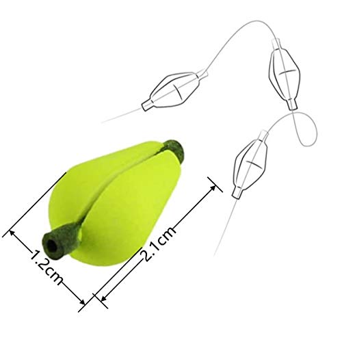 15 Foam Teardrop Strike Indicators for Fly Fishing - Bright Colors