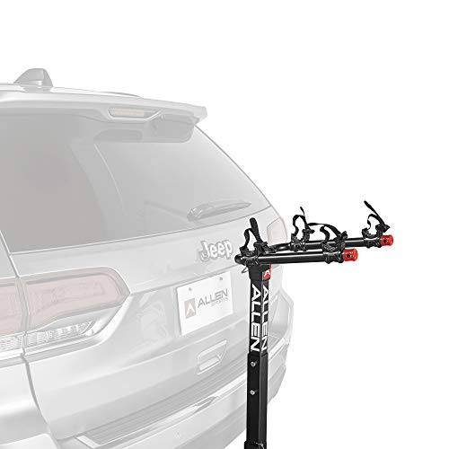 Deluxe 2-Bike Hitch Mount Rack - Silver/Black (522RR)