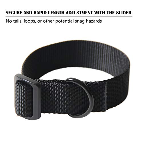 Adjustable Tactical Gun Sling - 1.25" Nylon Strap, 2 Pack - Black