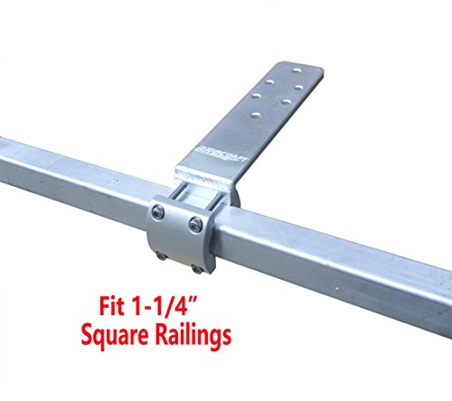 Grill Rail Mount for Pontoon Boat - 1 PCS BBQ Mount