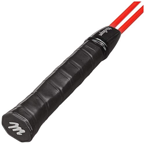 BSN Badminton Racket Prism Pack - Set of 6, Steel Head, Vinyl Grip