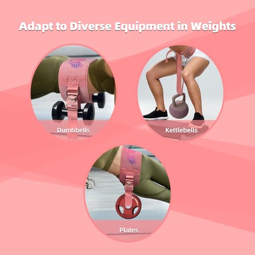 Heavy Duty 2-in-1 Hip Thrust Belt for Glute Training - Purple