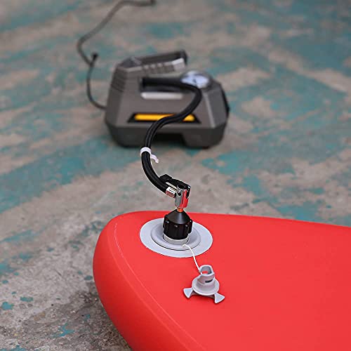 Inflatable SUP Pump Adapter for Schrader Valve - Black