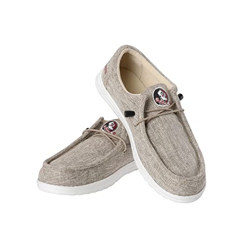 Men's NCAA Florida State Seminoles Logo Lightweight Loafers - Size 9-10
