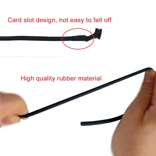 2 Pcs Archery Peep Sight with Rubber Tube and Buckles for Compound Bow