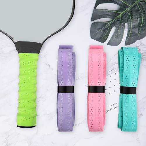 Pickleball Paddle Grip Tape - 6 Pack Anti-Slip Replacement Wrap