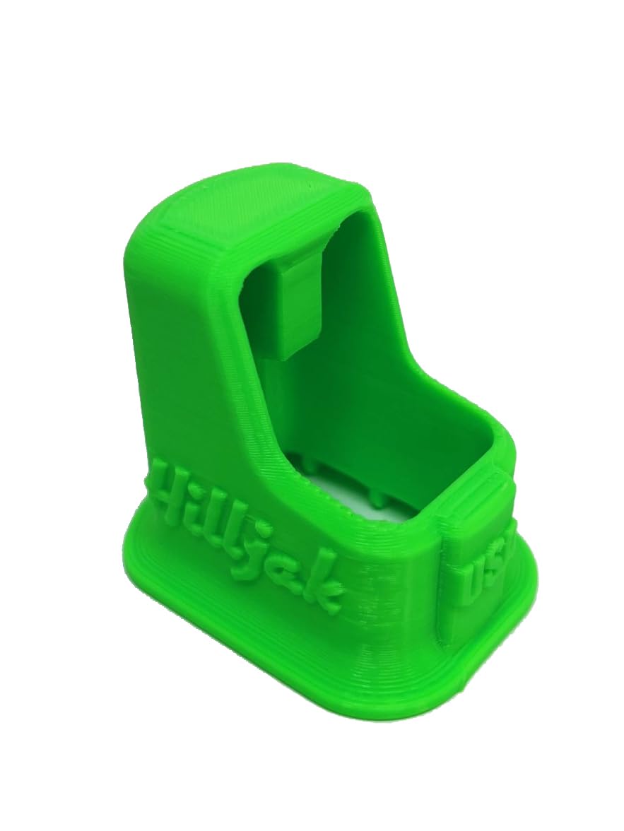 Hilljak Magazine Speed Loader Designed to fit Glock 17, 19, 26, 34, 22, 23, 27, 35 Quickie Loader Neon Green