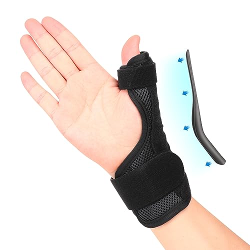 Thumb Brace for Pain Relief - CMC Joint Splint Support - Black