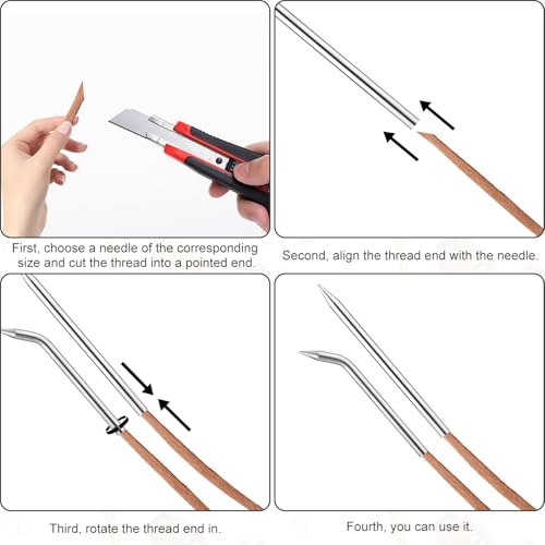 Baseball Glove Lacing Needles - 4pcs Stainless Steel Set