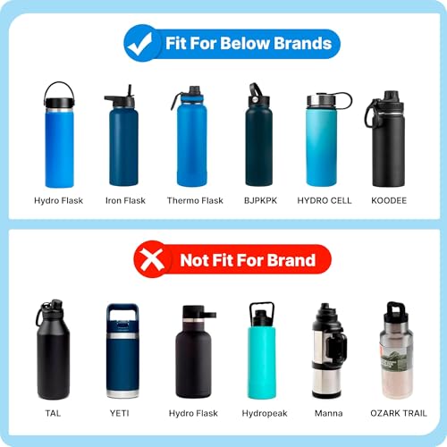 Flip Lid for Hydro Flask Wide Mouth Bottles 12-64oz - Black