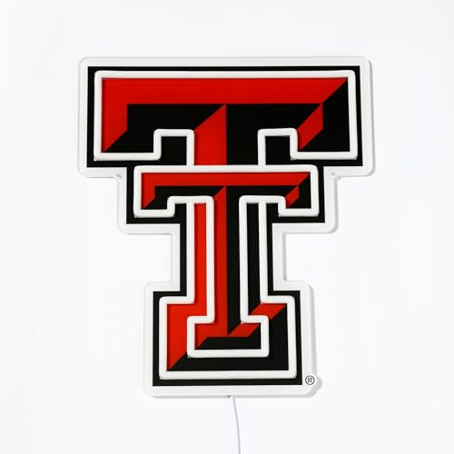 Texas Tech Red Raiders LED Neon Sign - 15" Light Up Display