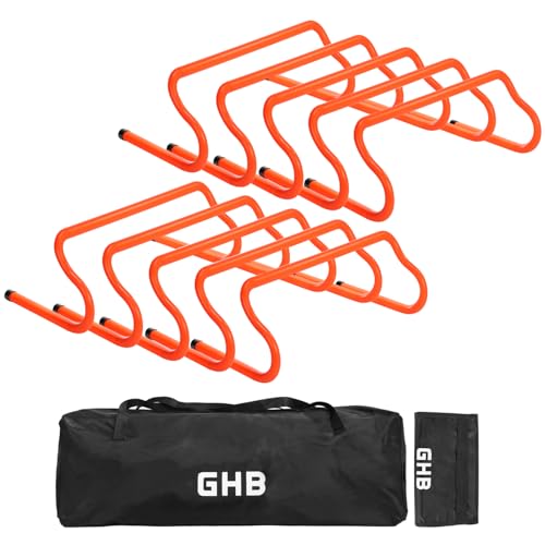 8" Speed Agility Hurdles - Lightweight Training Set (10 Pack)