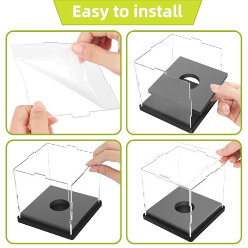 Acrylic Softball Display Case - UV Protected 1 Pack
