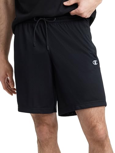 Champion Men's Performance 9" Mesh Shorts XL Black - Athletic Courtwear