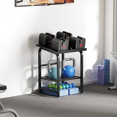 Heavy Duty Dumbbell Rack for Adjustable Weights - 500lbs Capacity