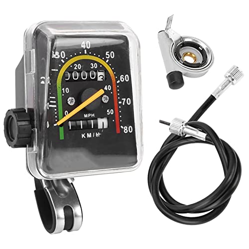 Mechanical Bike Speedometer with LCD Display - Odometer for 26-29 Inch Bikes