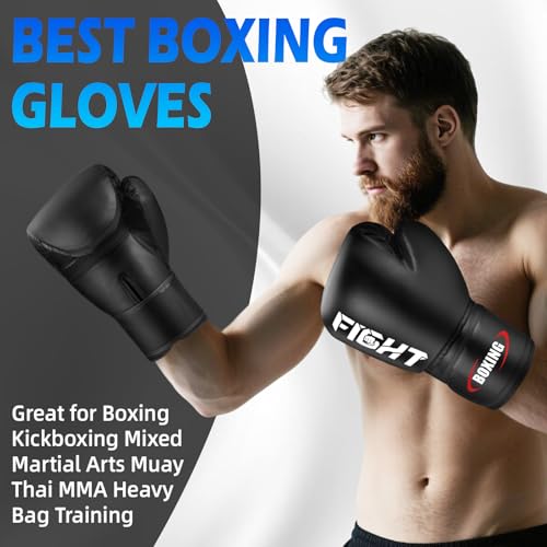 YORWHIN Heavy Punching Bag Boxing Gloves for Men & Women, Muay Thai MMA Training