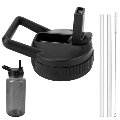 Straw Lid Compatible with Nalgene Water Bottles 32 OZ, BPA-Free
