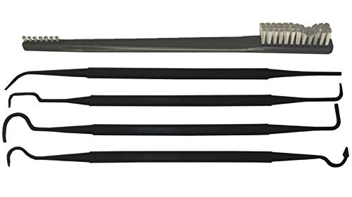 5-Piece Polymer Gun Cleaning Pick and Brush Tool Set