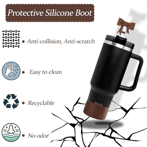 Silicone Protective Boot for Stanley & Hydroflask - Brown-26