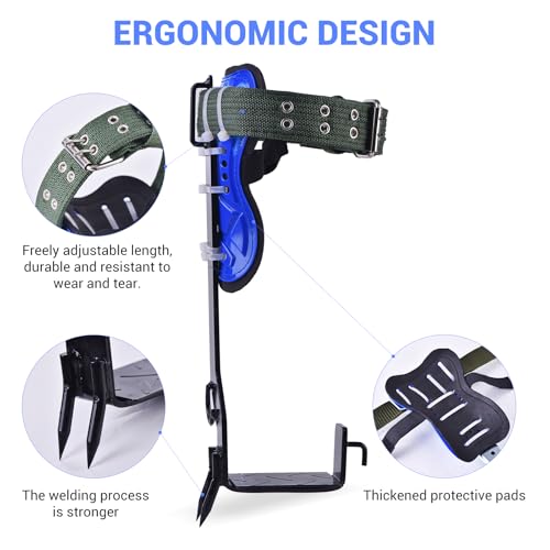 Portable Tree Climbing Gear Kit with Footboards - Anti-Slip Climbing Equipment