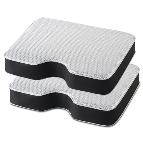 Portable Stadium Seat Cushion - 2.5 Inch Memory Foam with Heat-Defying Silver Coating