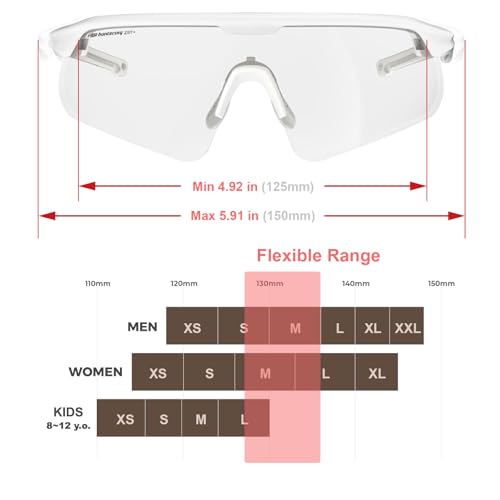 Eye Protection Anti Fog Sport Safety Glasses for Women Men Running Cycling Riding Pickleball Range S54