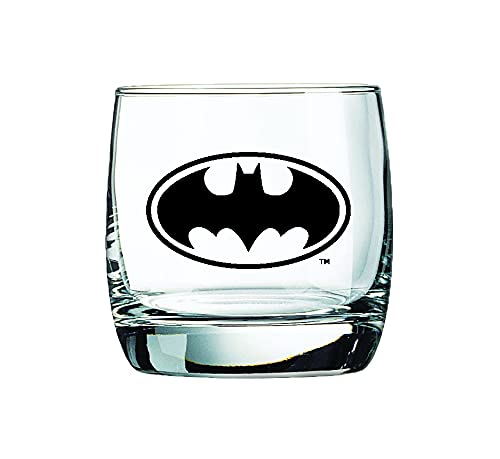 Batman Whiskey Glasses Set - 10 oz. Heavy Base Collectible Drinkware