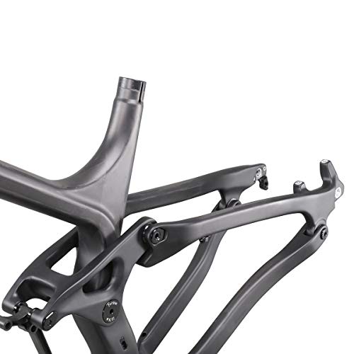 ICAN P9 Dual Suspension Carbon Mountain Bike Frame - Medium