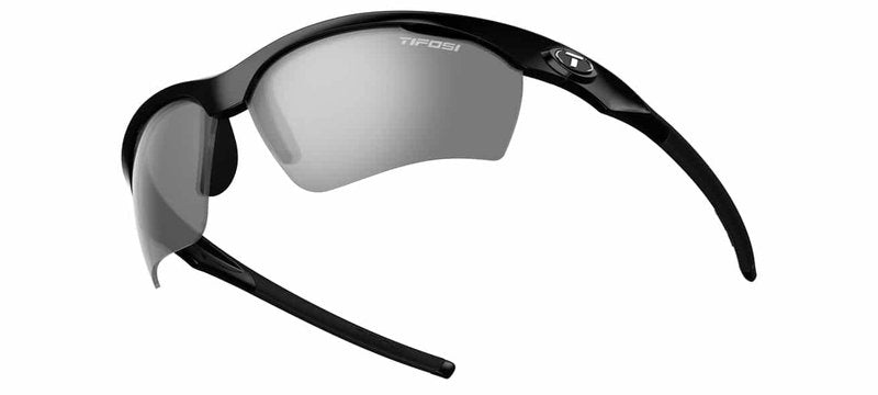 Tifosi Vero Sunglasses (Gloss Black, Smoke Polarized)
