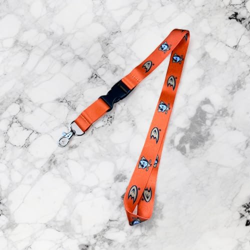 NHL Anaheim Ducks Lanyard with Snap Buckle - Orange Hockey Accessory