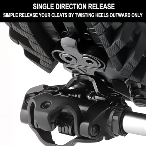 2-Hole MTB Bike Cleats for SPD Pedals - Durable Chrome-Molybdenum Steel