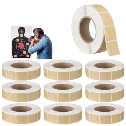 Qilery 9000 Pcs Shooting Target Stickers 0.87'' for Range Practice & Competition