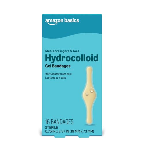 Hydrocolloid Gel Bandages for Fingers & Toes - 16 Count