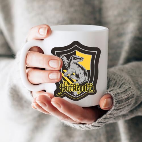 Harry Potter Hufflepuff Crest Vinyl Sticker - 3.4 Inch