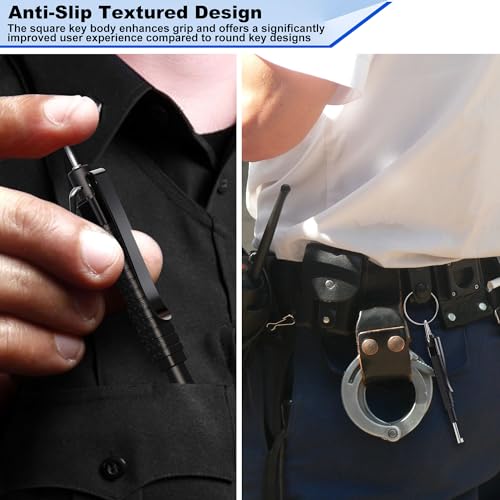 Durable Handcuff Key with Secure Clip for Standard Handcuffs