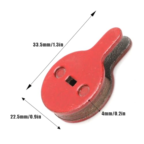 Semi-Metal Bicycle Brake Pads - Low Noise for BB5/M446 - 4 Pairs