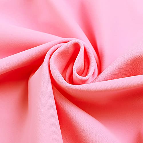 Kids Long Sleeve Rash Guard Swimsuit UPF 50+ - 4-5T Peach