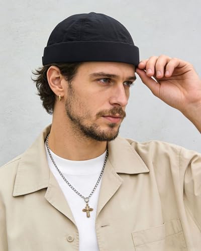 CLAPE One Size Lightweight Breathable Brimless Cap - Black Ct81