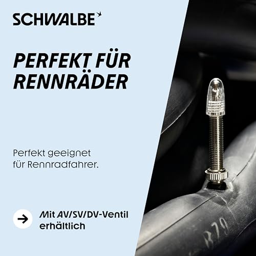 Schwalbe 700x18-28C Bike Tube with 40mm Presta Valve – Lightweight, Reliable Bicycle Inner Tube