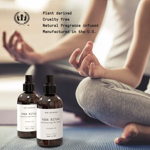 Yoga Mat Cleaner - Eucalyptus Mint, 4 oz - Aromatic & Refreshing