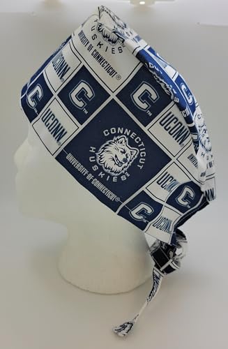 Cotton Scrub Hat with University Sports Prints - Handmade