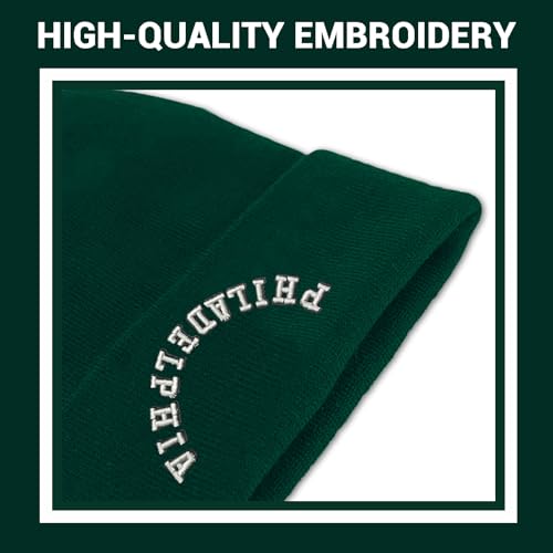 Upside Down City Football Beanie Hat - One Size Philadelphia