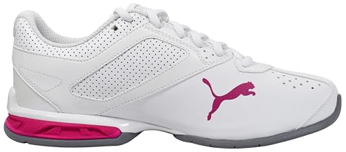 PUMA Women's Tazon 6 Sneakers Fuchsia Purple & Silver, Run & Sport