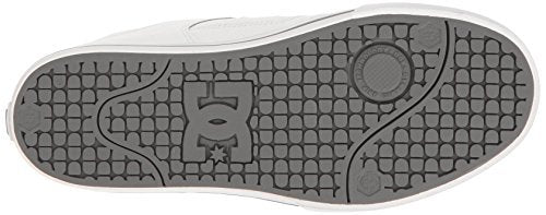 DC mens Pure Skateboarding Shoe, White/Battleship/White, 10 US